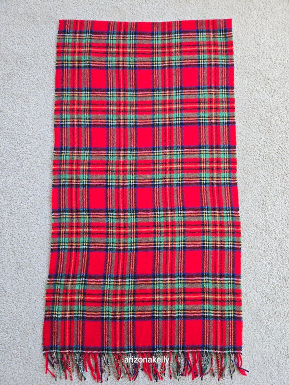 NWOT J. Crew Tartan Plaid Wool Blend Scarf - Picture 7 of 9